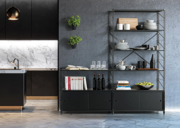 SOCRATE - Wall-mounted sectional bookcase by Caimi Brevetti - view 3